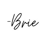 script writing that says "Brie"