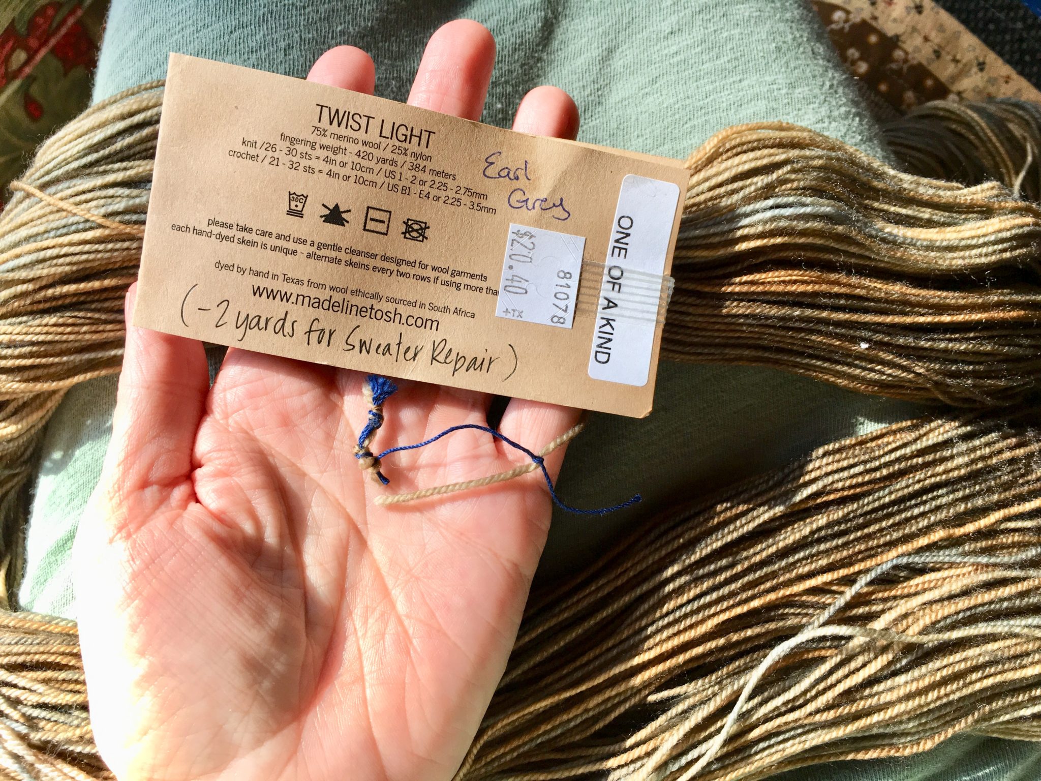 How To Mend A Wool Sweater