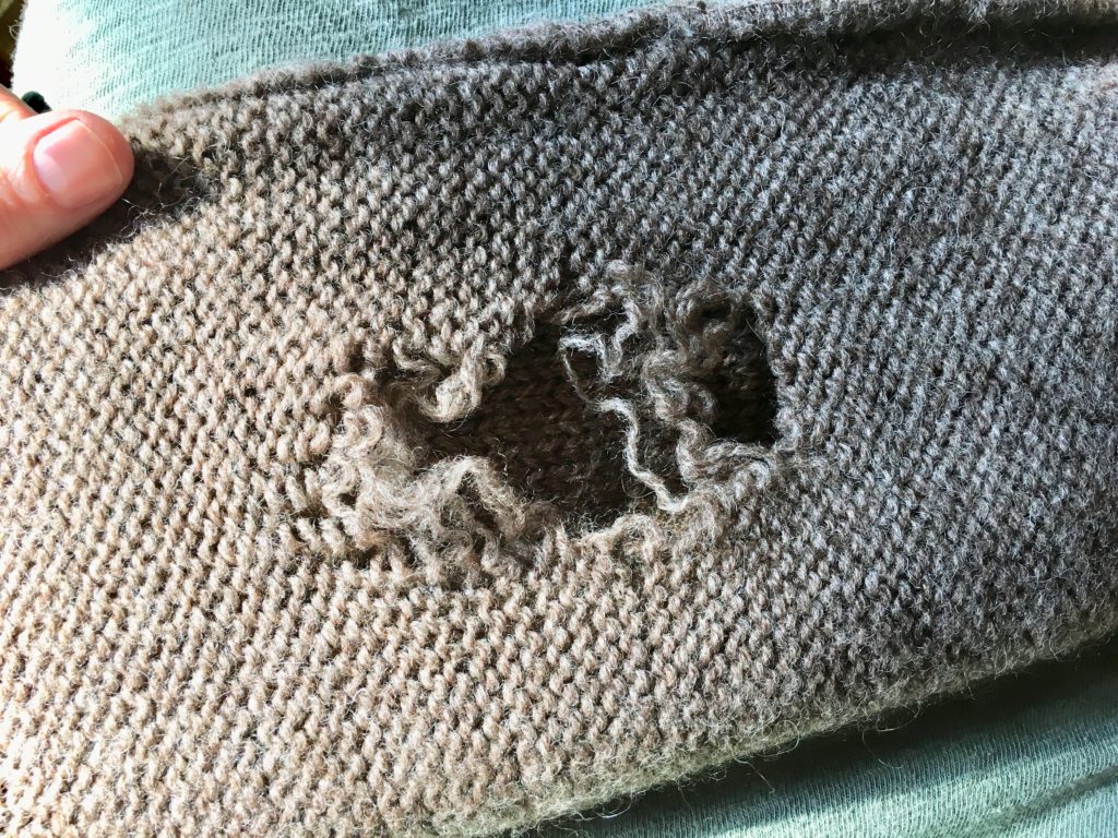 How To Mend A Wool Sweater 