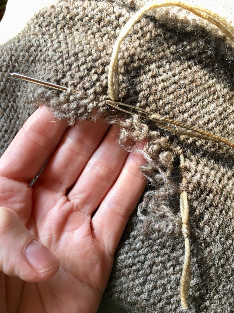 How To Mend A Wool Sweater 