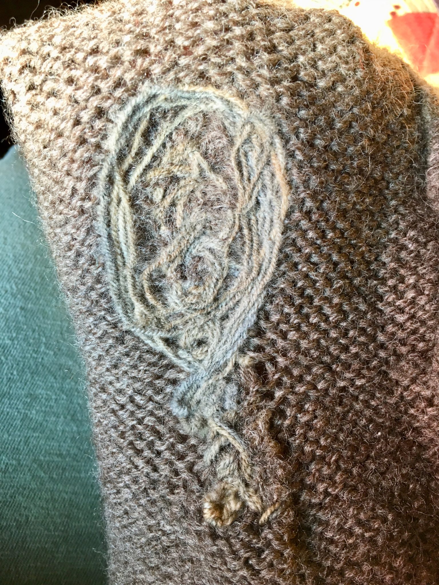 How To Mend A Wool Sweater