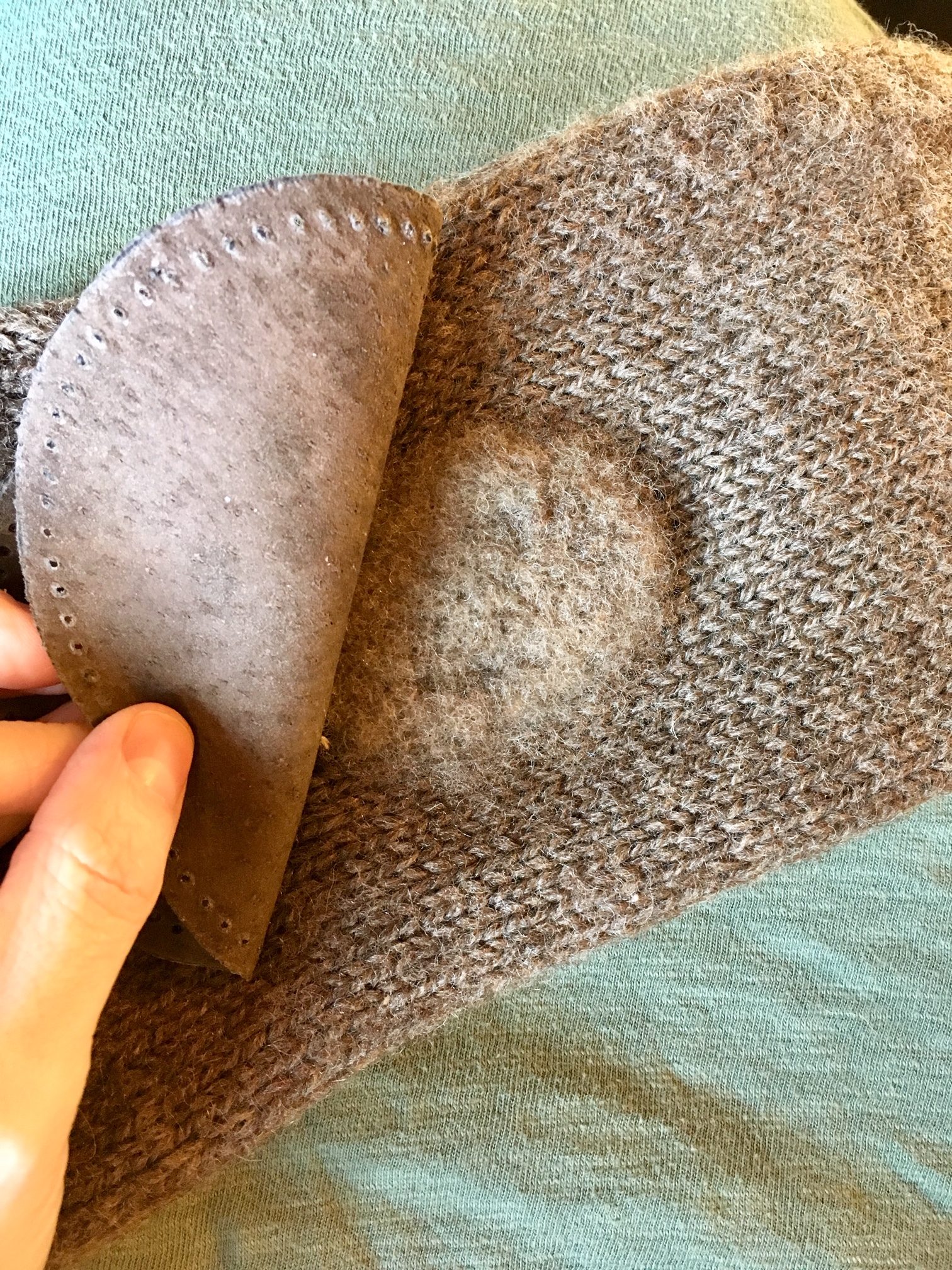 How To Mend A Wool Sweater