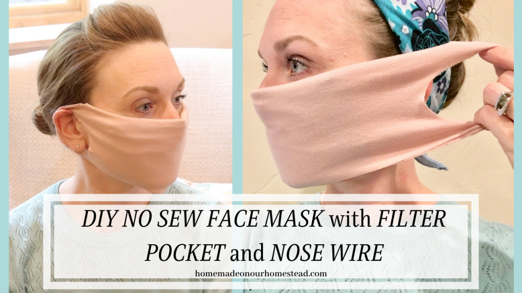 HOW TO MAKE A MASK WITHOUT A SEWING MACHINE 