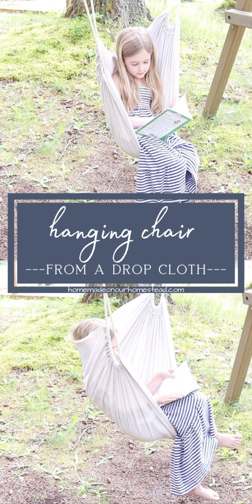 how to make a hanging swing from a drop cloth | DIY hanging swing | Easy sensory swing # howtomakeahangingchairfromadropcloth #DIYhangingchair #easysensoryswing #dropclothcraft #DIYcraftproject #youtuber #craftersofinstagram #howtomakeahangingchair #easyhangingchair