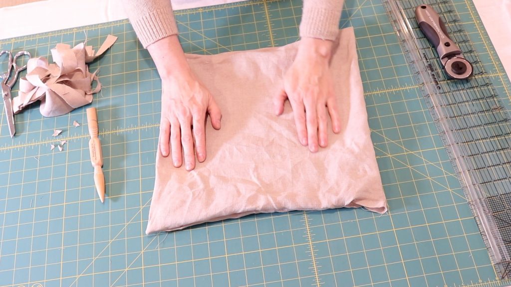 how to make a linen scarf