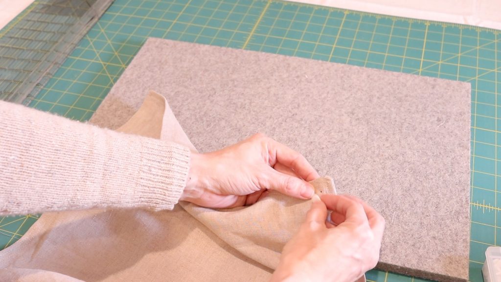 how to make a linen scarf