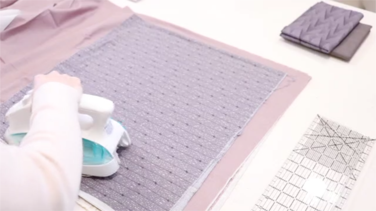 pressing your fabric is an important step in quilt construction