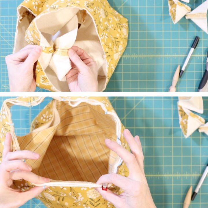 DIY Fabric Easter Basket Free Sewing Pattern