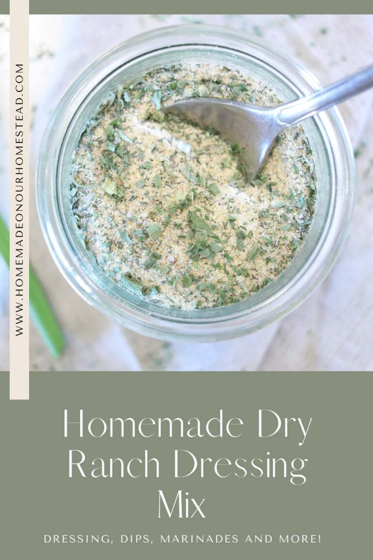 Homemade Dry Ranch Dressing